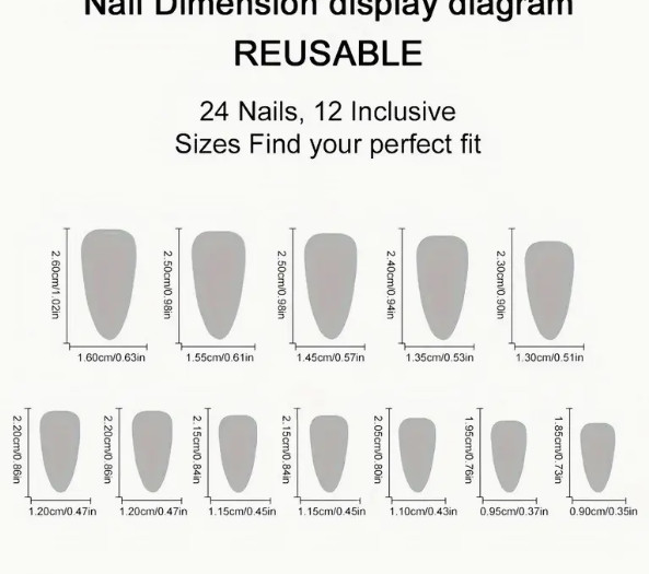 24 Pcs Press-On Nail Long Stiletto – Pink & White Ombre – Glossy