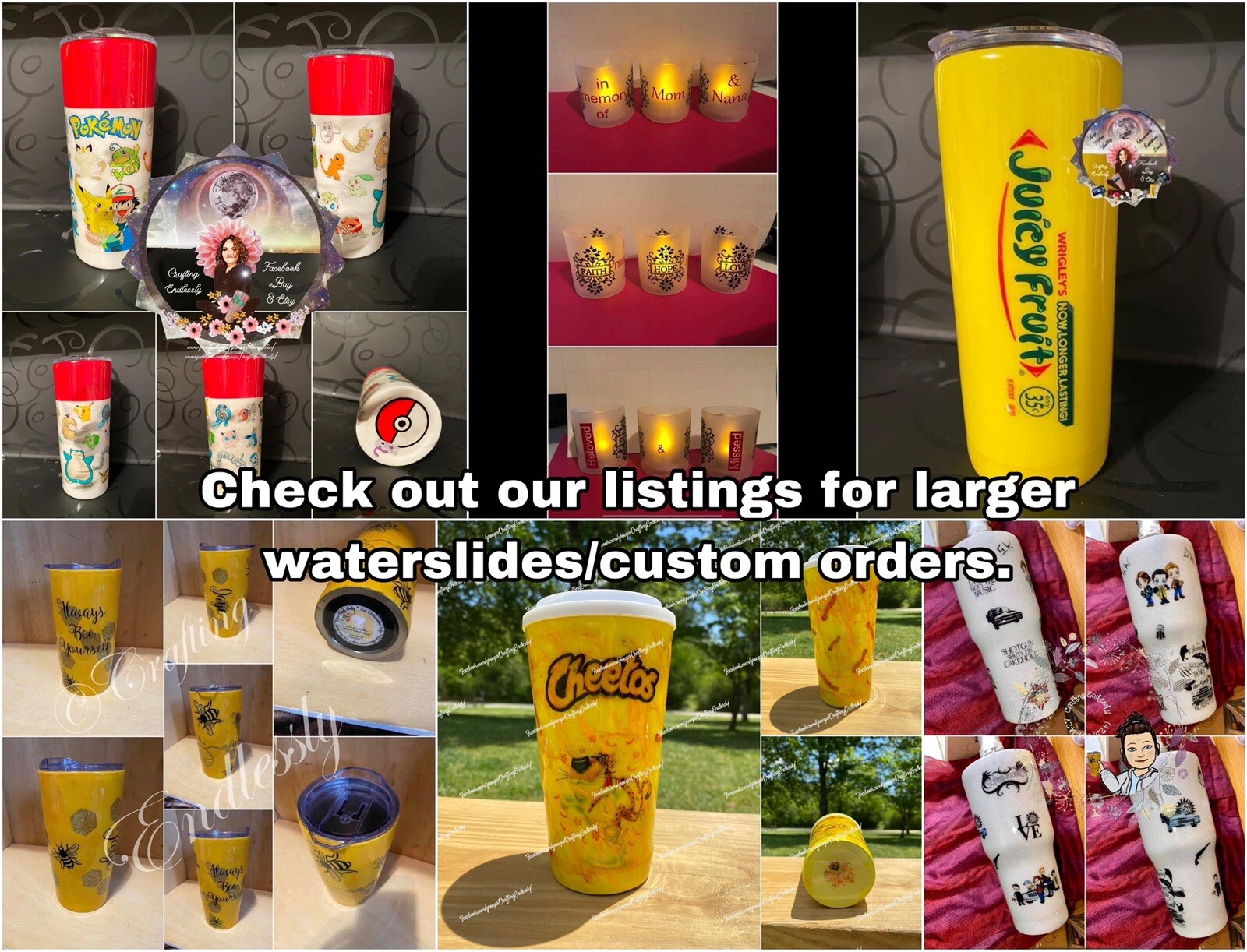 Alice In Wonderland Through The Looking Glass Waterslide Nail Decals Set Of 50