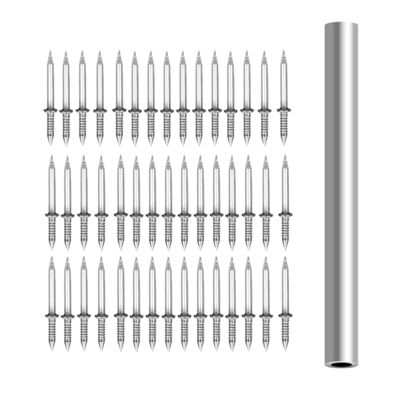 100 Pack Double Headed Nails Strong for Skirting Line Professional & Efficient
