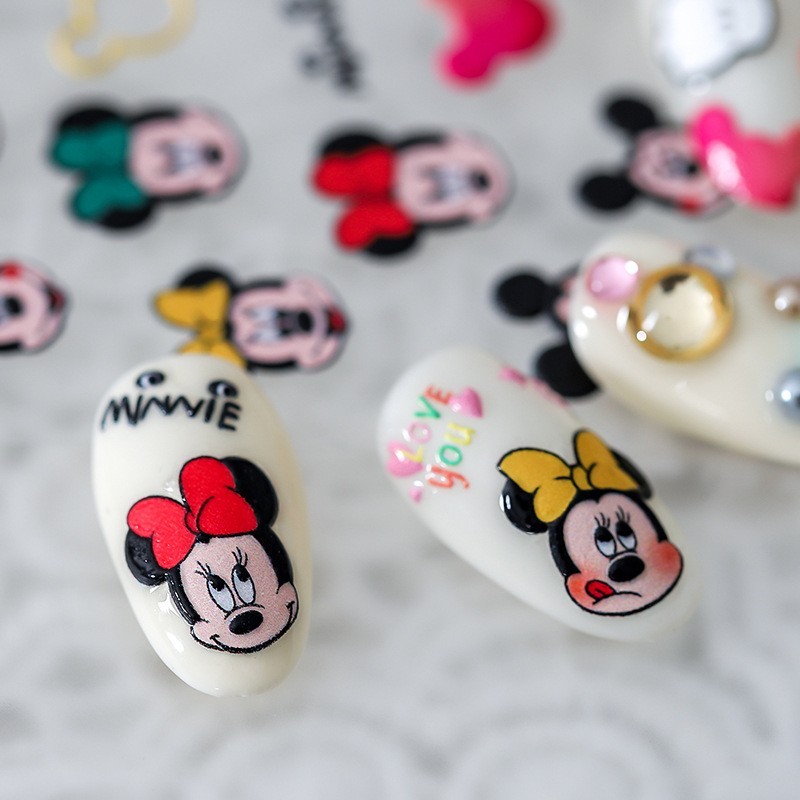 Mickey Mouse Nail Stickers, Theme Nail Art Decals (20)
