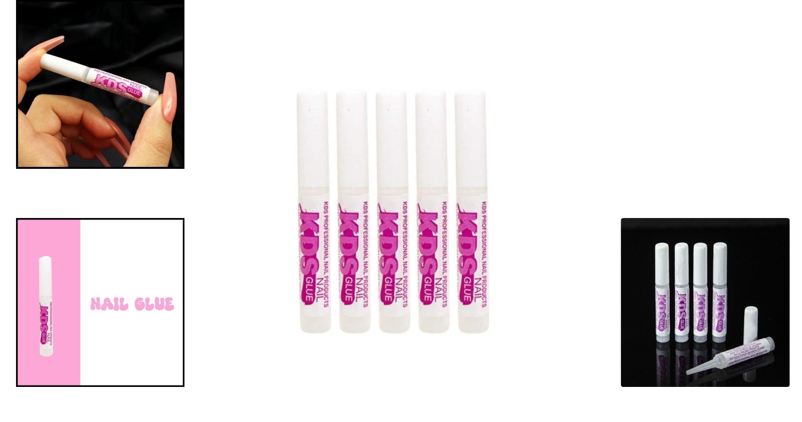 Super Bond Nail Tip Glue – 5 Pcs, 0.07 oz for Acrylic Nail Perfection