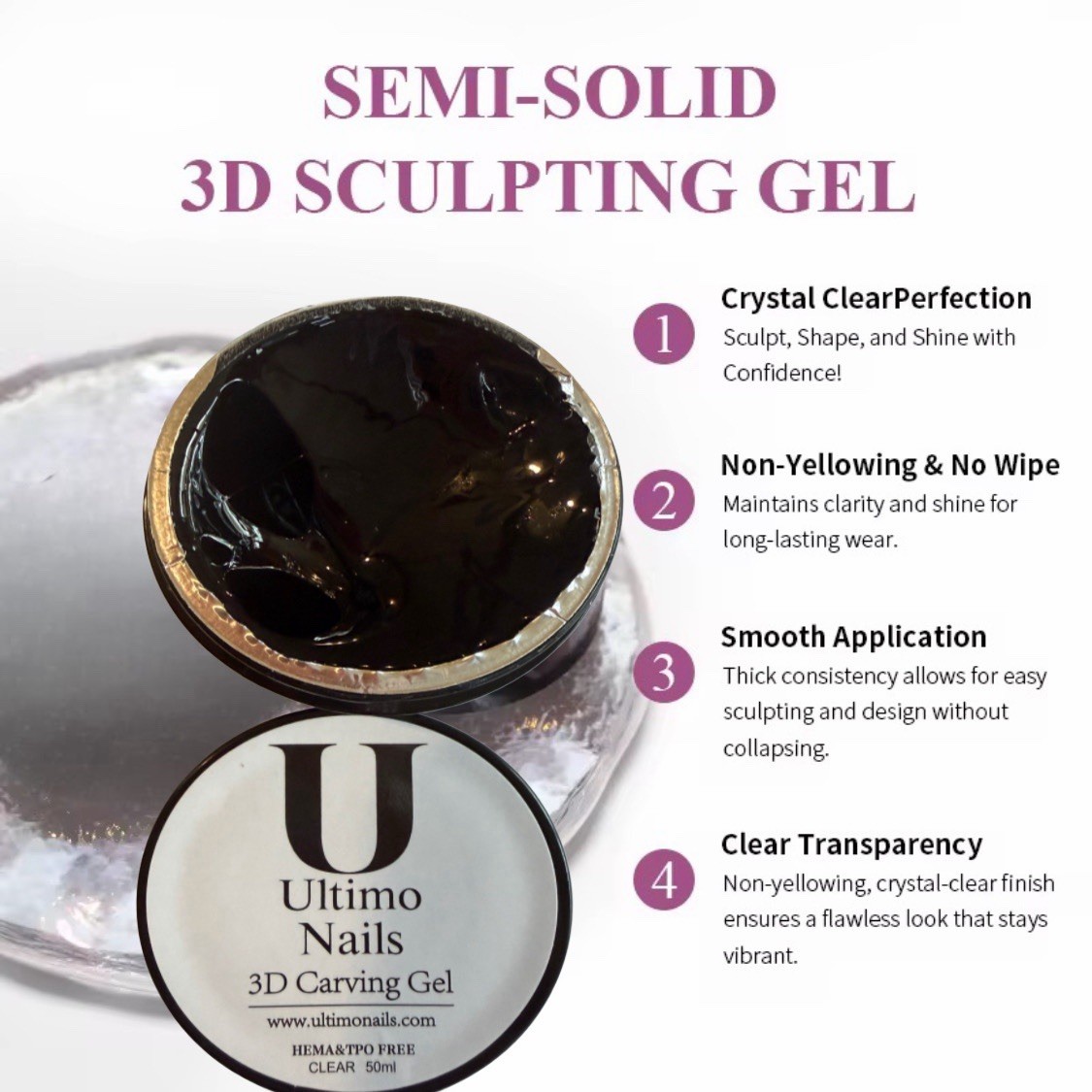 3d gel Ultimo 50g clear