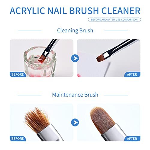 Nail Brush Cleaner 5fl.oz 150ml Nail Brush Cleaner And Conditioner Quickly
