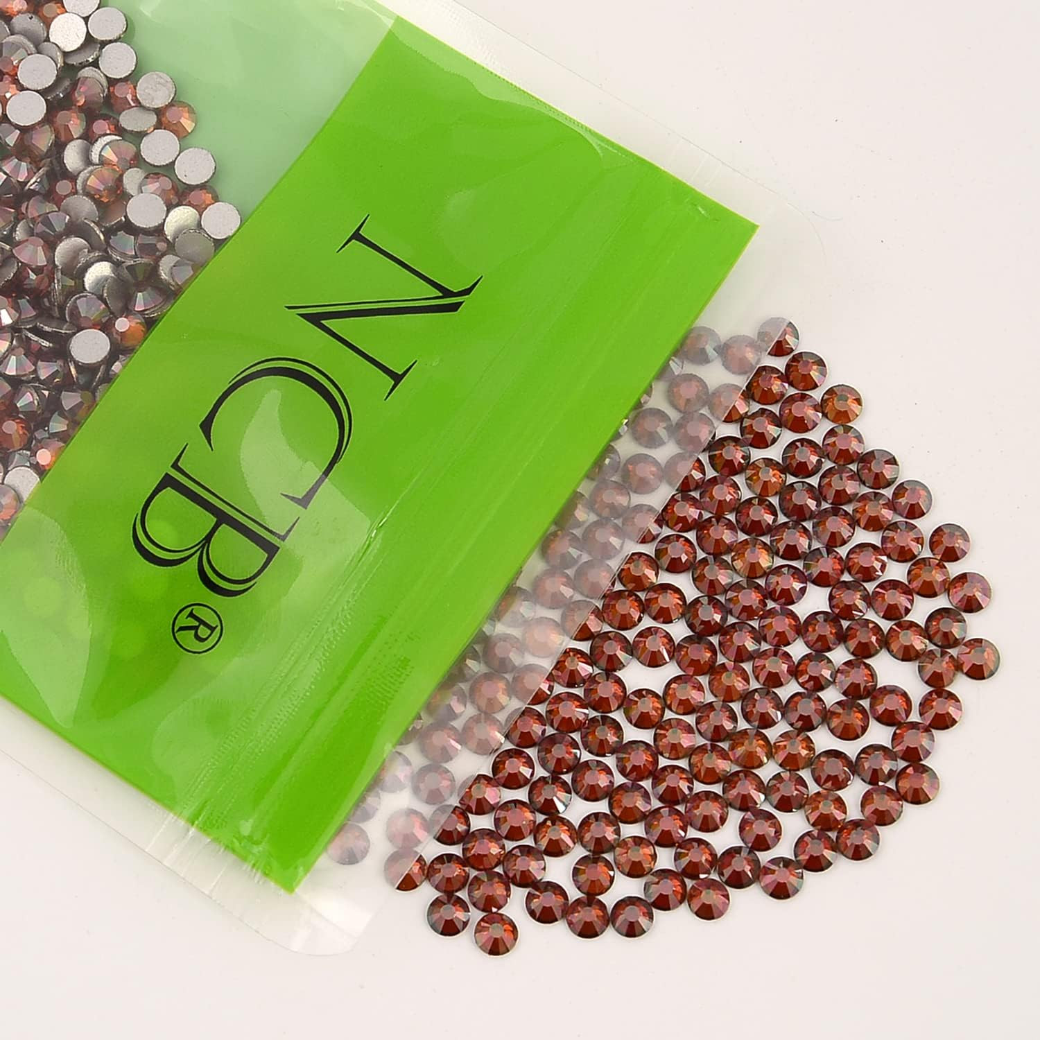Nancybeads 3000Pcs Flatback round Glass Nail Art Rhinestones Crystal for DIY Mak