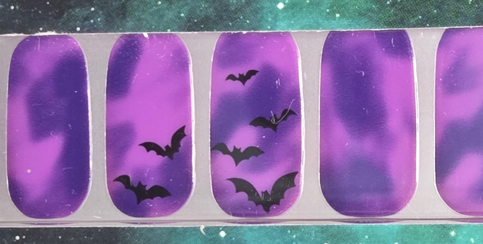 DASHING DIVA GLOSS Ultra Shine Gel Palette HALLOWEEN ‘CAULDRON SMOKE’ Nail Strip