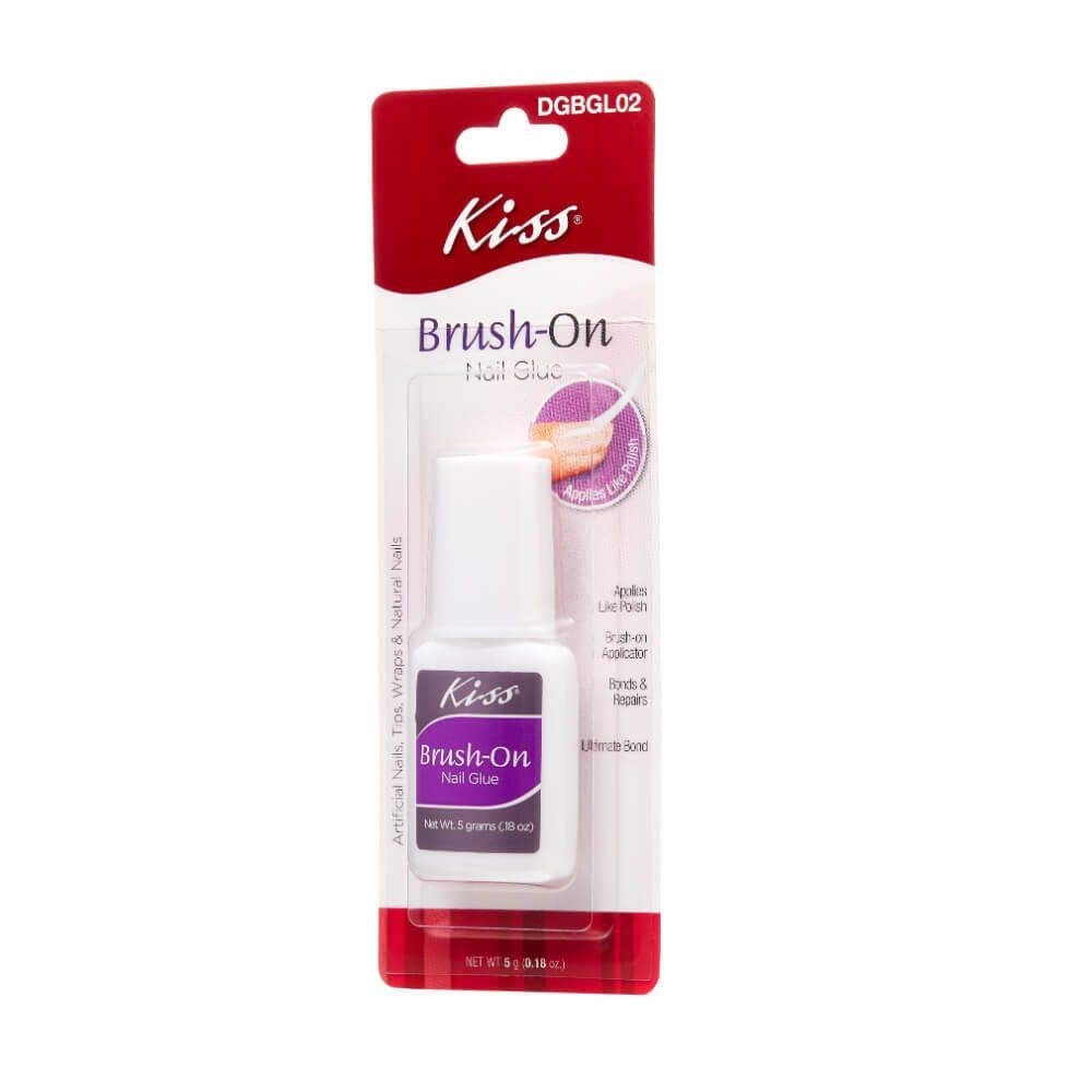 0.18 Ounce Clear Nail Bonding Adhesive Brush On for Artificial Natural Nails