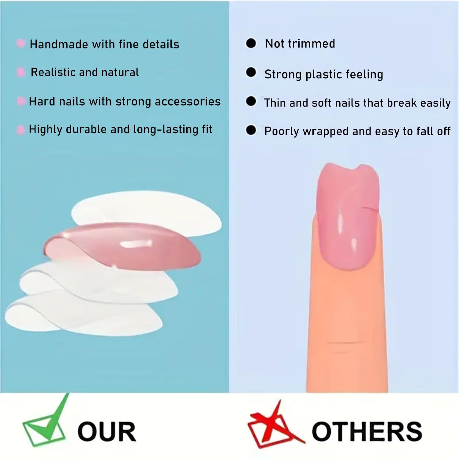 Leopard French Tip Press on Nails Style 04
