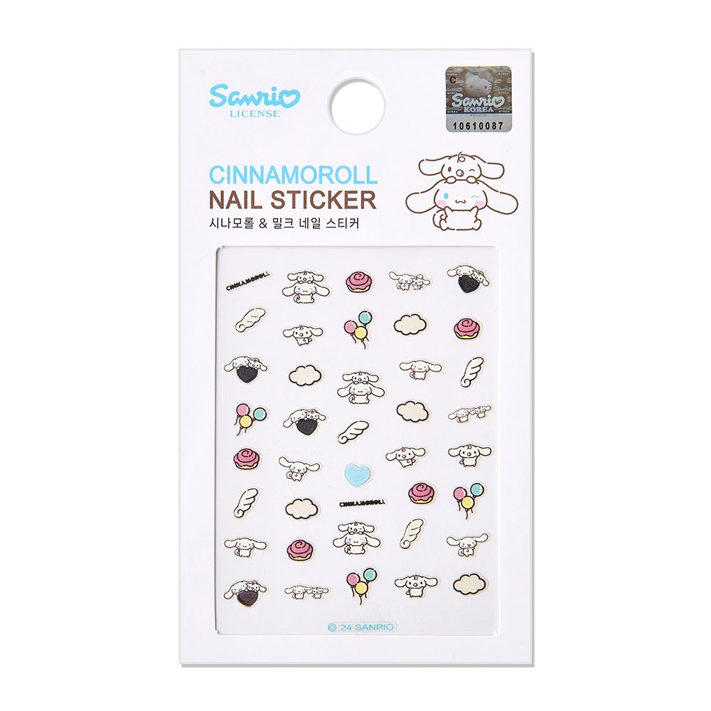 Cinnamoroll Nail Stickers Set – 2 Sheets | Milk Kawaii Nail Art Sanrio Korea