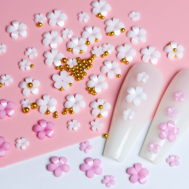 Nail Art 3D Acrylic Flowers Nail Charms Nail Design Supplies Decoration Accessor