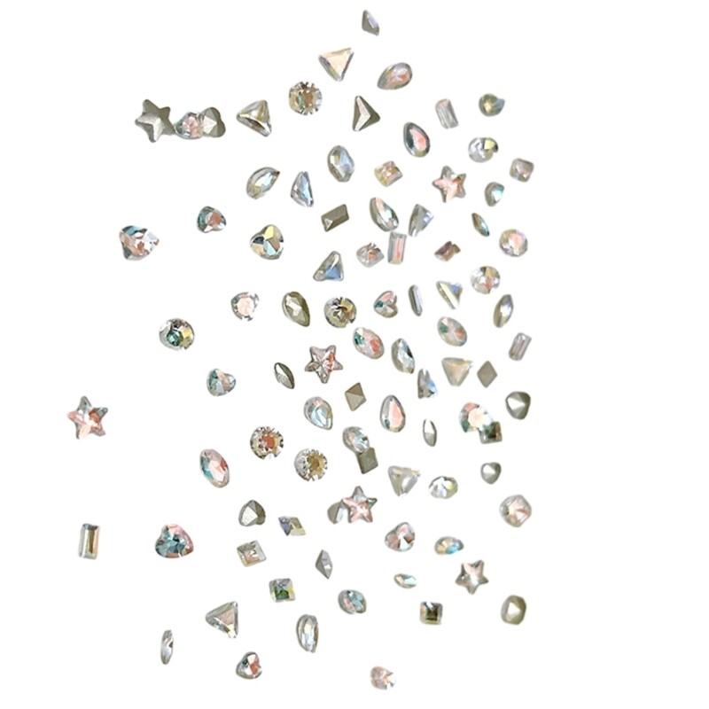 Nails Rhinestone-Multi Shape Glitter Decoration Manicure 3D Ornament