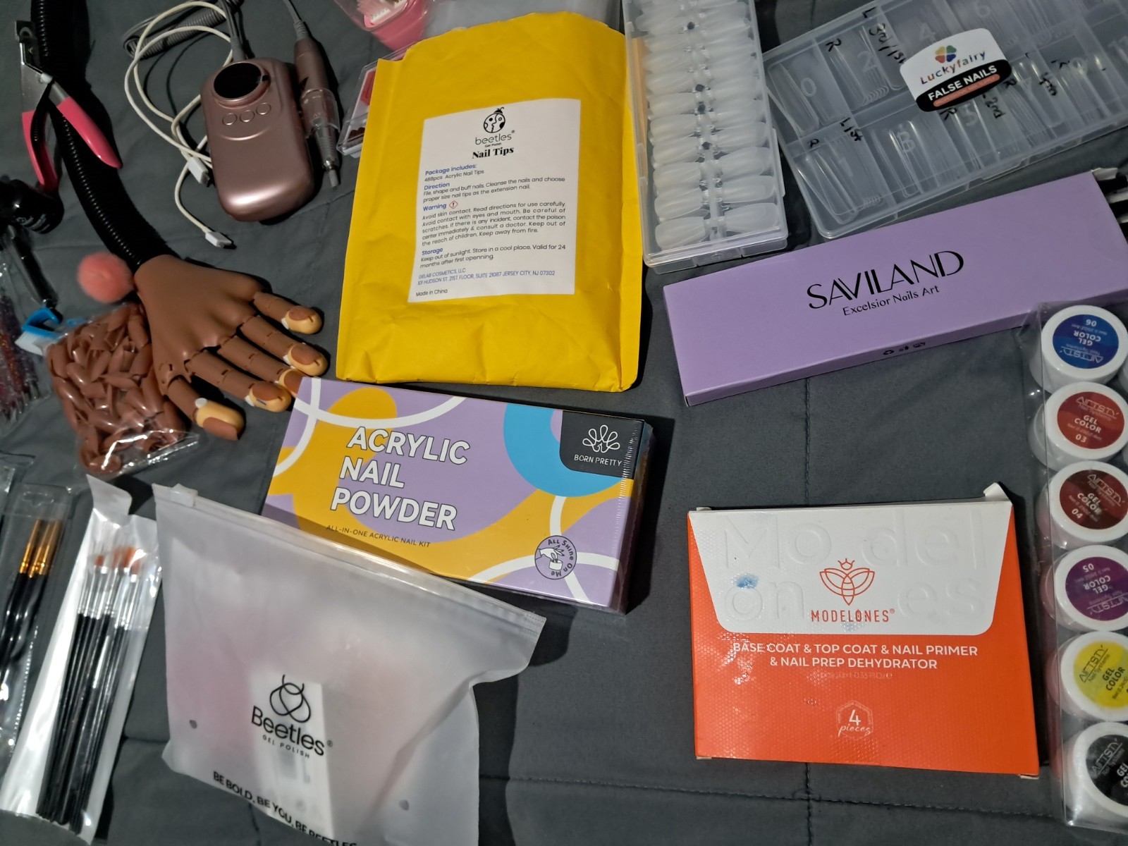 Nail lot!! HUGE!! Mixed Lot for nails/nail art(Gel & Acrylic)