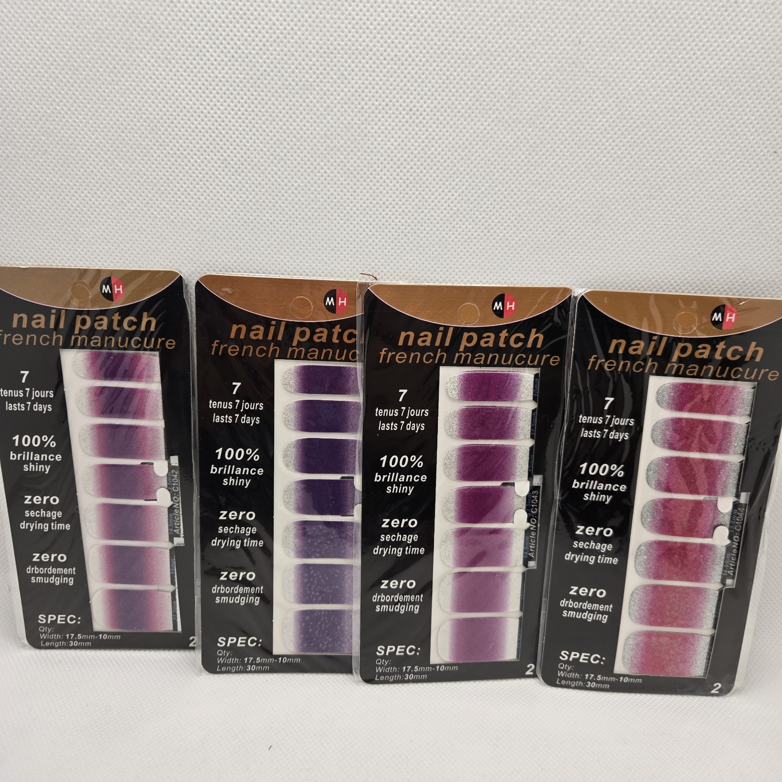 French Manucure Nail Patch New 12 packages New Nail Stickers