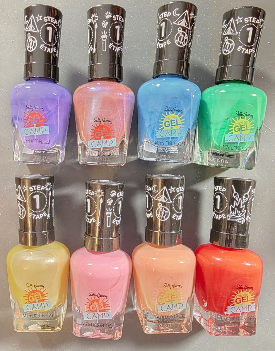 Sally Hansen Miracle Gel Summer Camp – Pick Color(s) – B2G2 Free! – Shelf Pulls