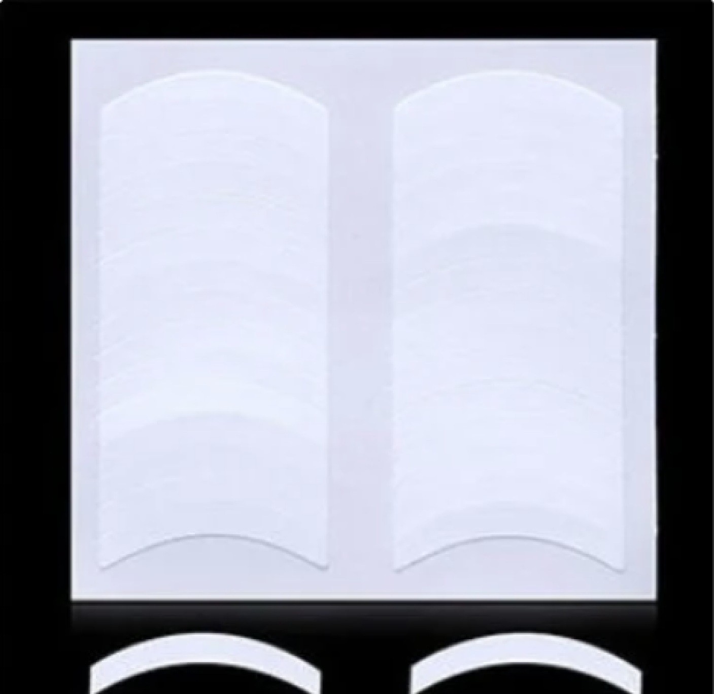 2- 50 Sheets French Tip Guides Sticker Manicure Stripe Edge Nail Art Decor DIY,
