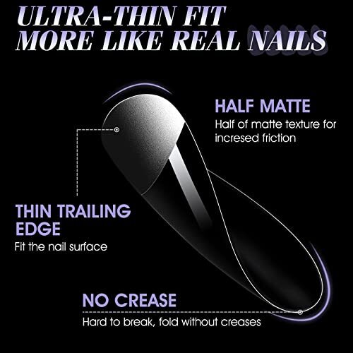 Short Almond Nail Tips: Soft Gel X False Nail Tips Full Cover 10-Short Almond