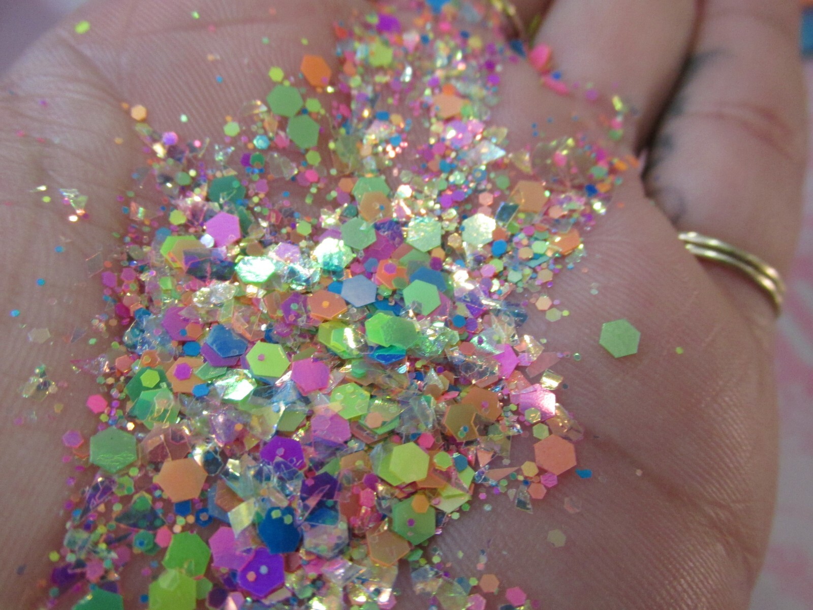 Color Blast craft and nail art Glitter Mix