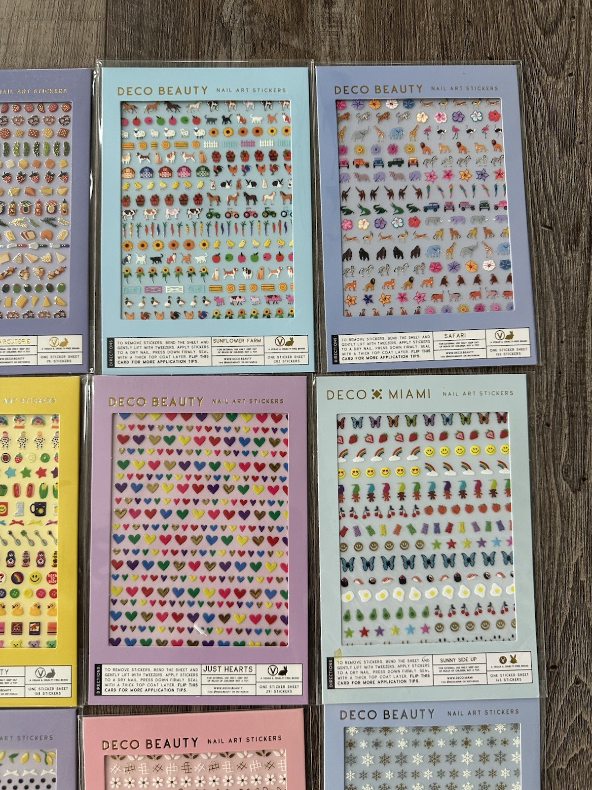 Deco Beauty Nail Art Sticker Lot 54 Sheets New Coquette Miffy Floral Rare SEALED