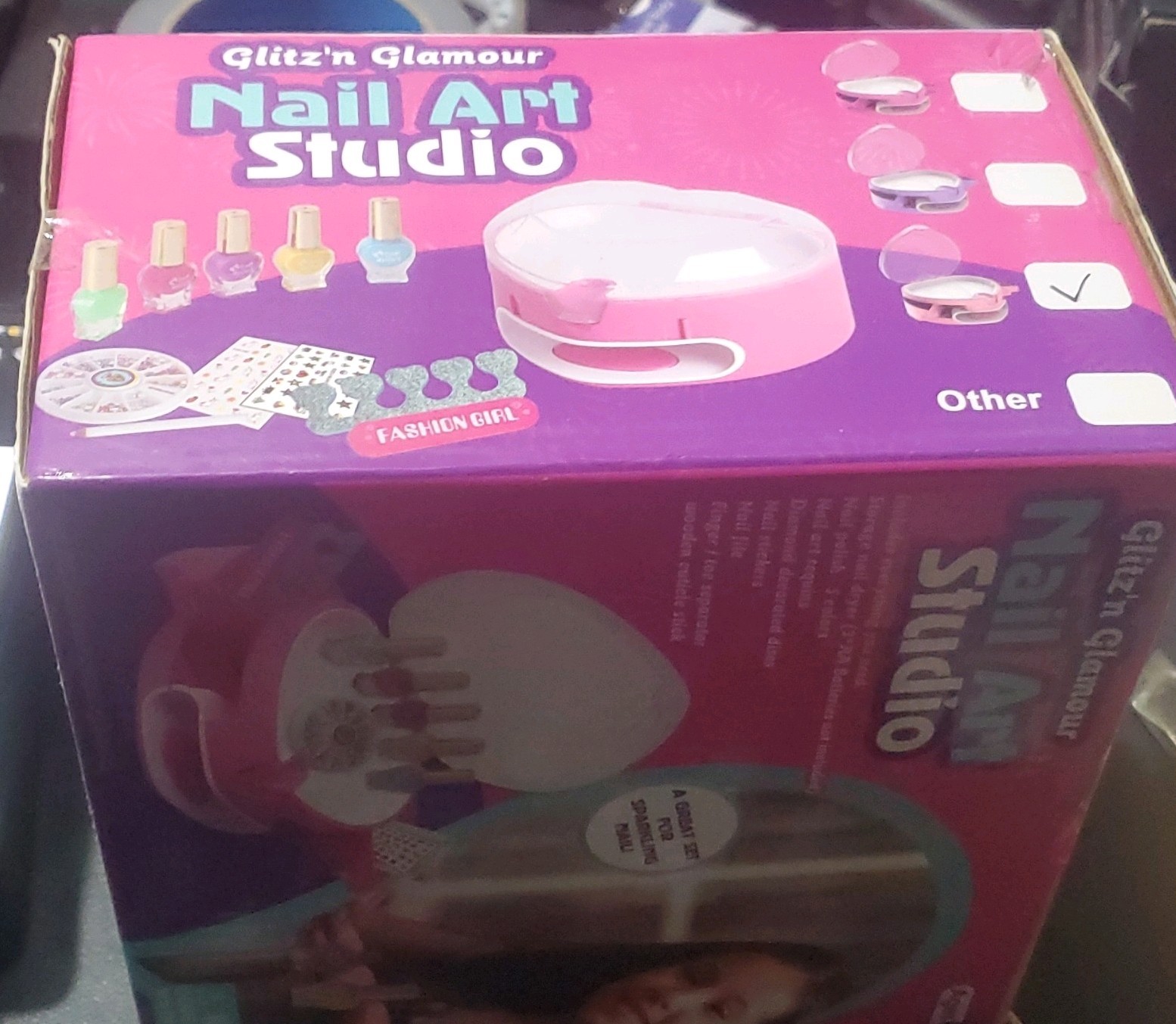 Kids Nail Polish Set for Girls, Nail Art Kit for Kids with All-in-One Organizer