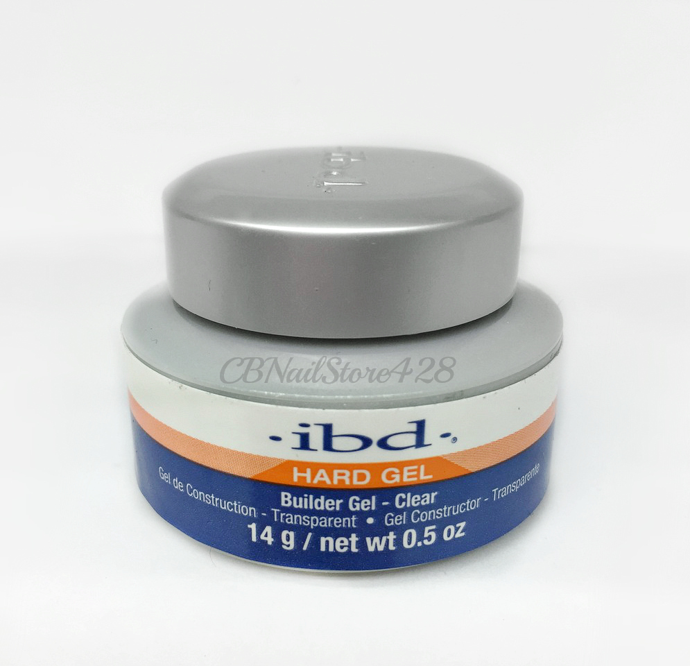 IBD Builder Gel CLEAR 0.5oz/14g- ideal for tip overlays and sculpting