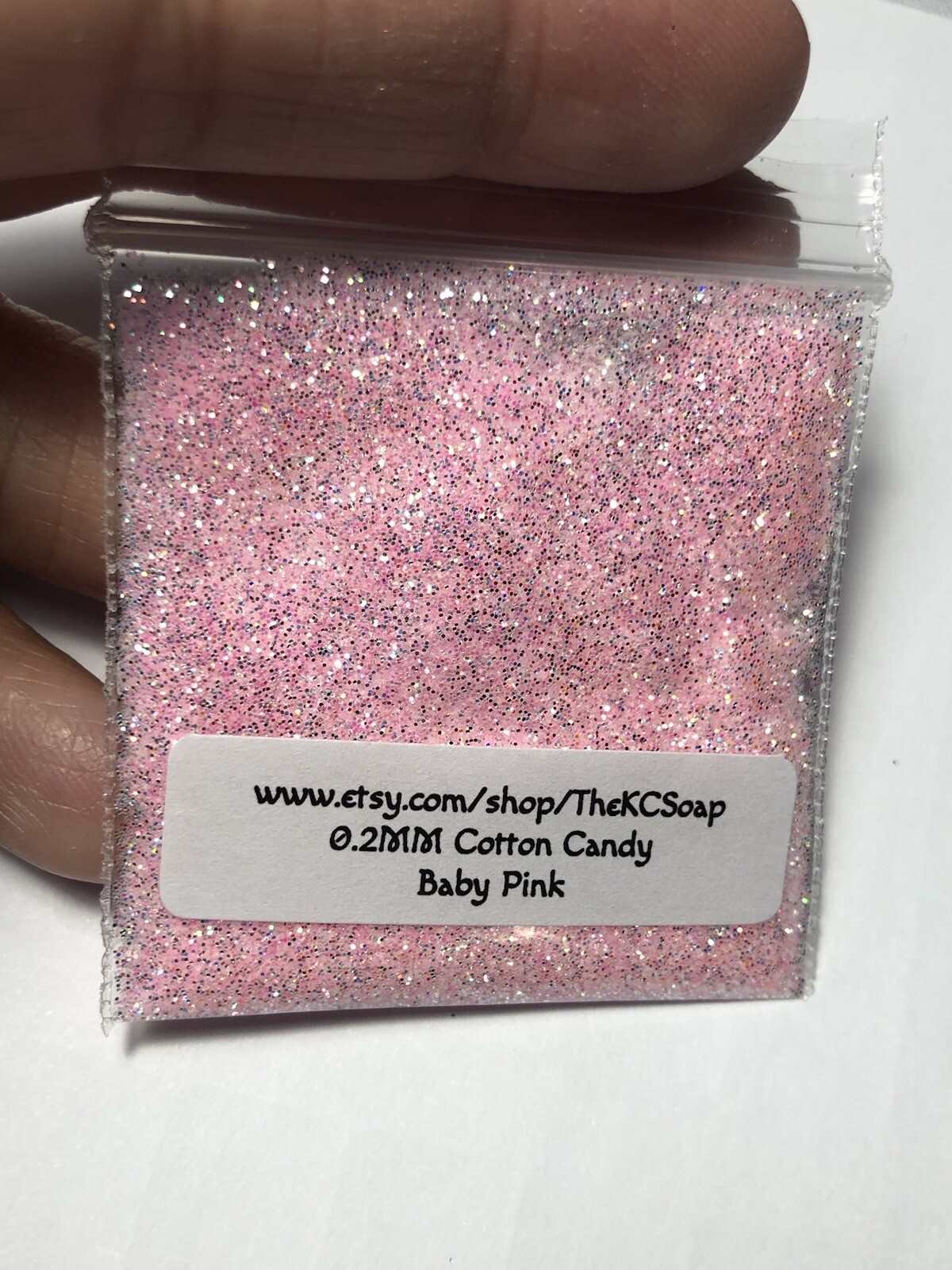 5g 0.2mm Baby Pink Cotton Candy Nail Glitter, Acrylic, Gel, , Nail Art, & Crafts