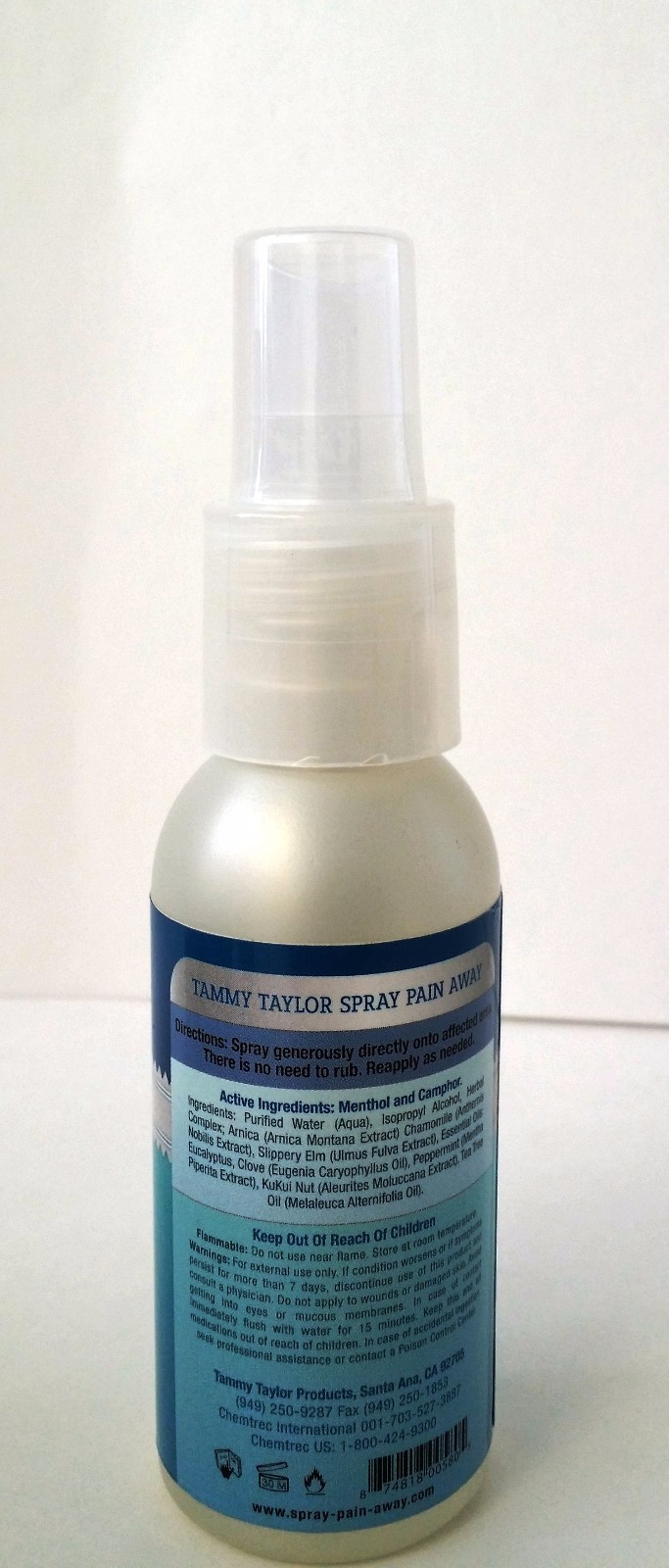 Tammy Taylor Nails – 4 bottles of Spray Pain Away – 3oz/88.7ml