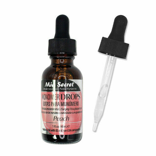 Mia Secret Monomer Drop 1 oz – PEACH or CHERRY SCENT (Pick Yours)