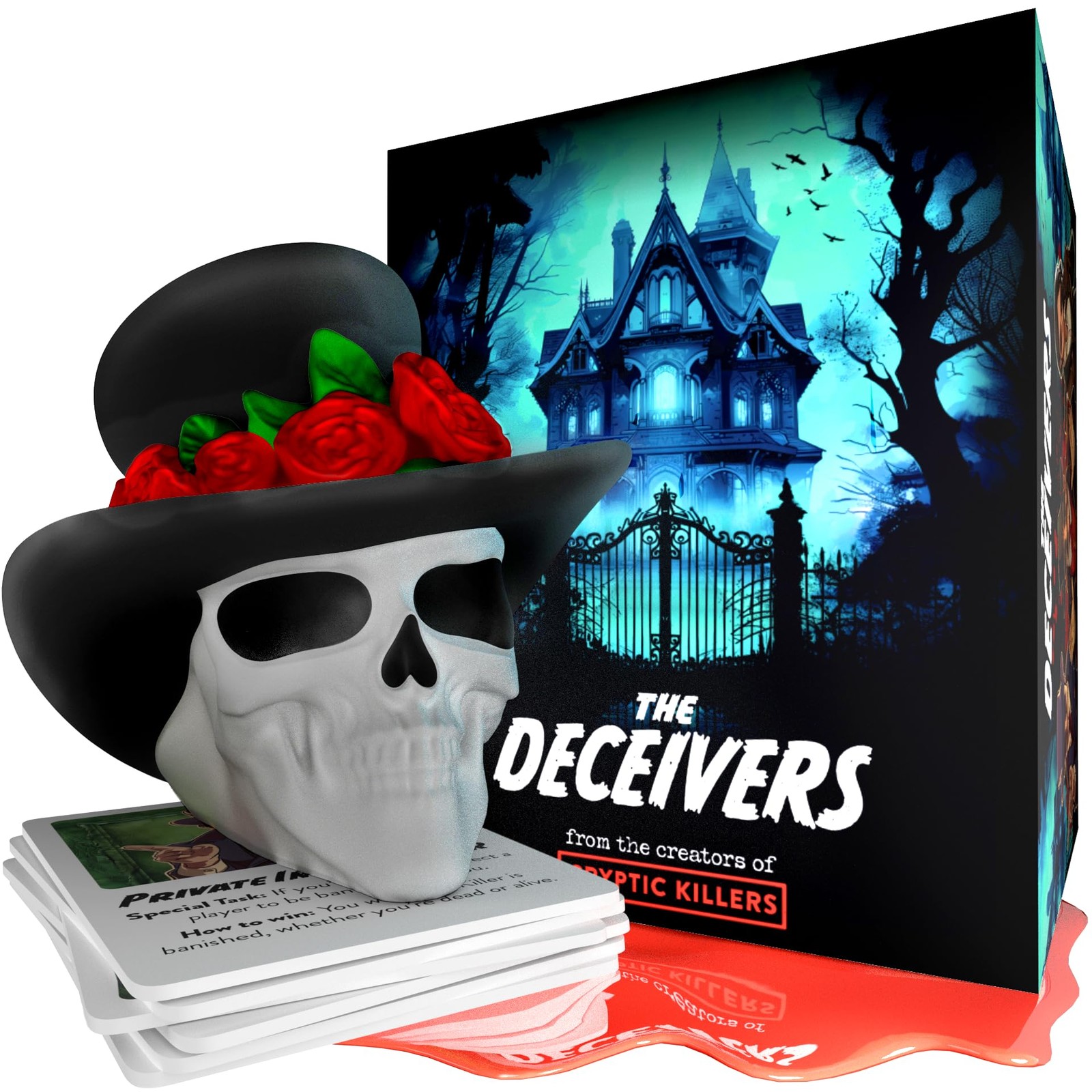 The Deceivers – Murder Mystery Party 4.52 inches x 5.59 x 0.1