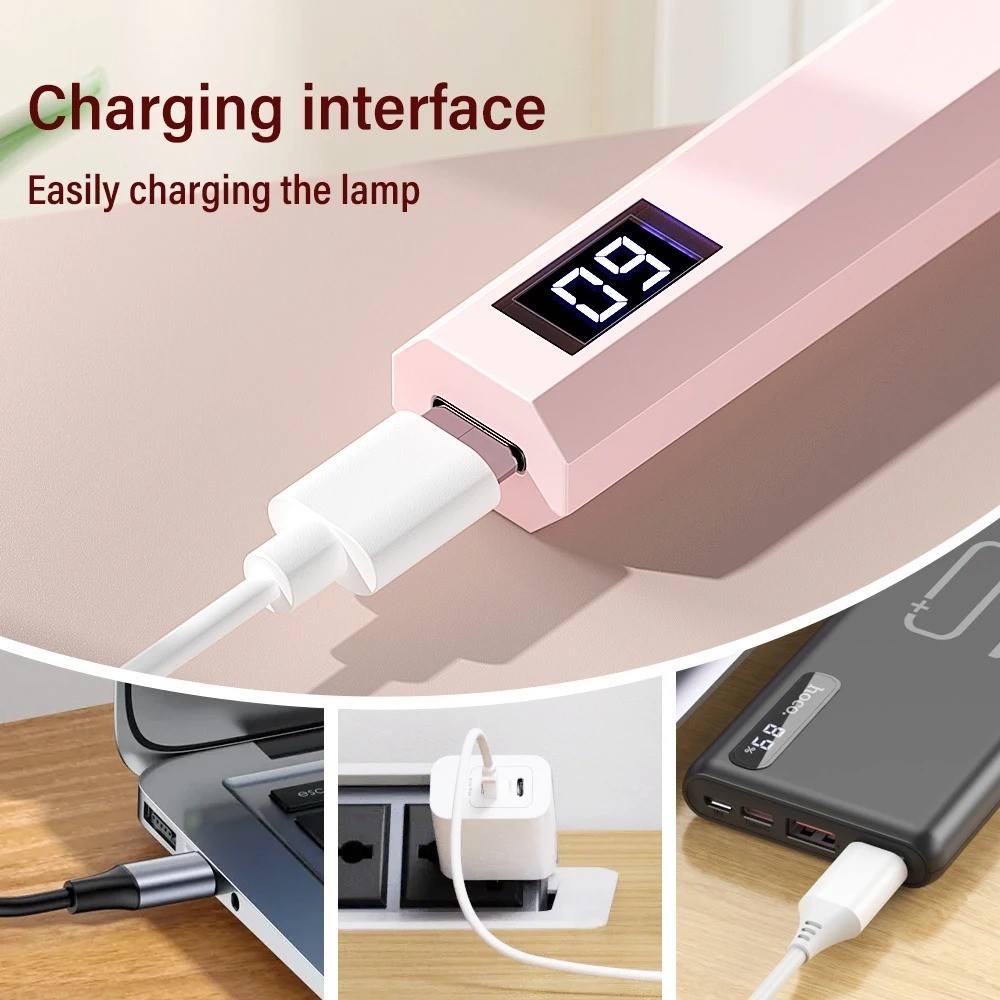 Portable Mini Nail 💅🏼Lamp UV LED Light – Handheld Gel Polish Dryer Curing Lamp