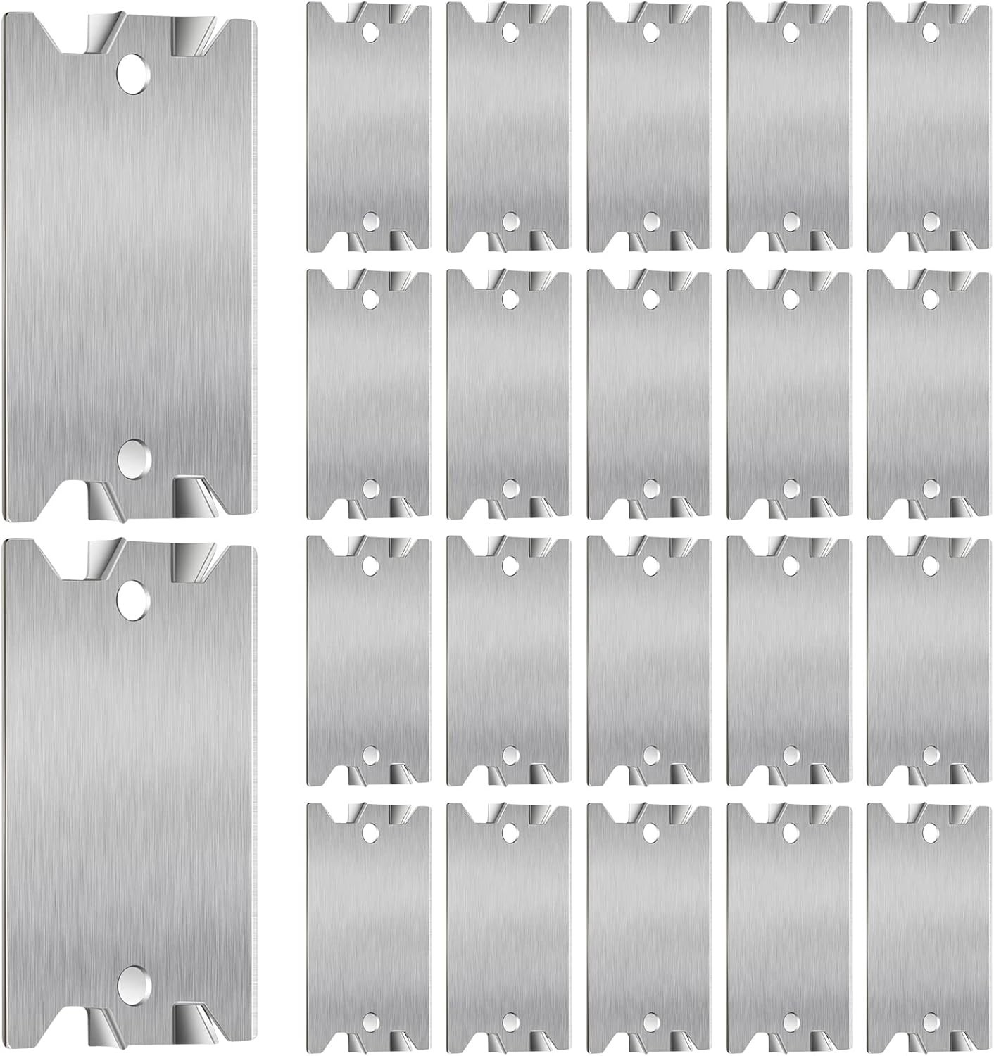 Easy Install Steel Safety Plates – Pack of 100