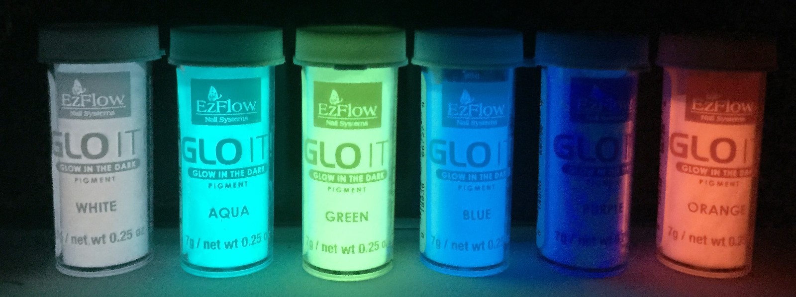 Ezflow – GLO IT! Glow In The Dark Pigment 0.25oz – Choose Your Color