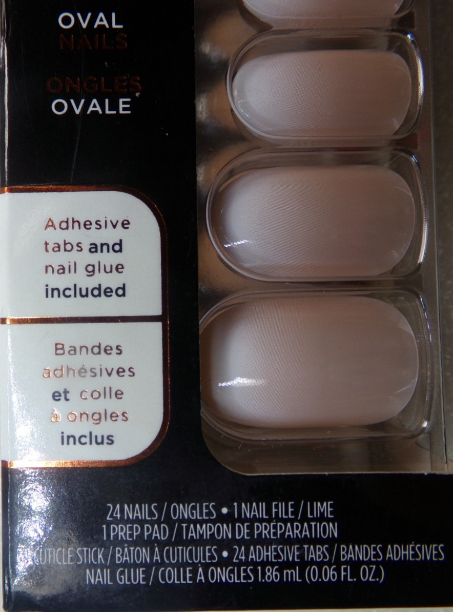 Sally Hansen Nails Medium Nude with White tipped Ombre