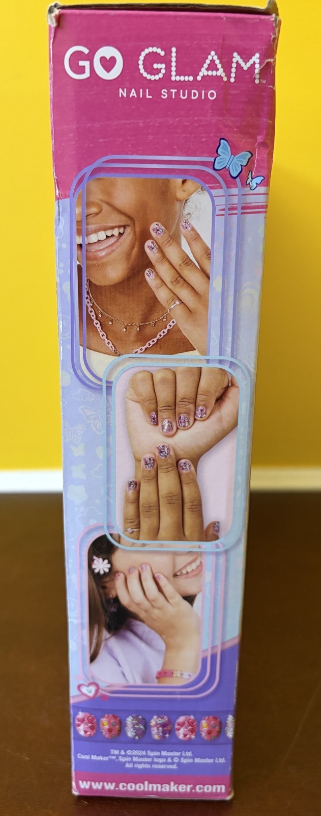 New 2024 Cool Maker Go Glam Kids Nail Studio Manicure Stamp Spin Master