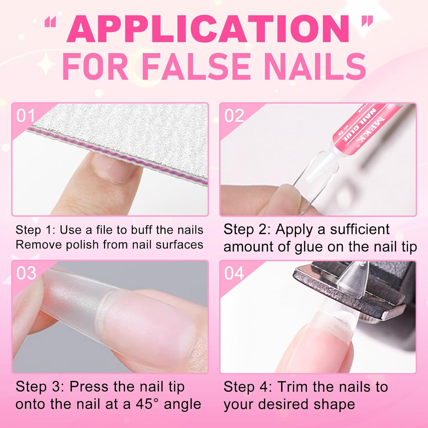 Nail Glue,Super Strong & Long-Lasting Nail Glue for Acrylic Nails,Press Ons&Brok