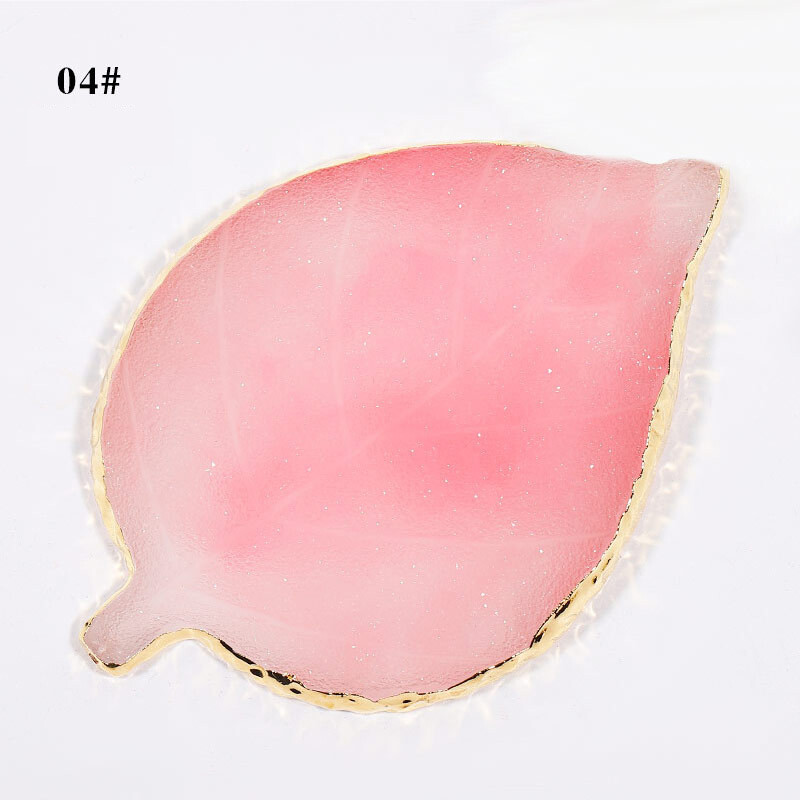 Resin Nail Art Mixing Painting Palette Acrylic Gel Polish Holder Display Tools