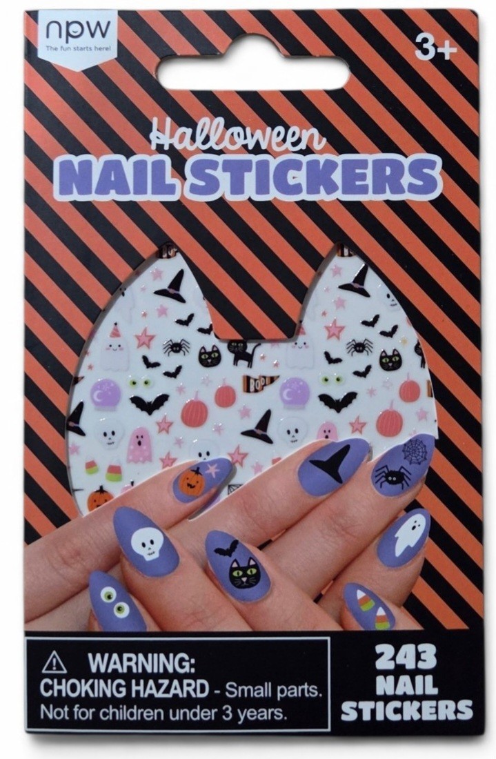 243 Halloween Nail Stickers NEW Nail Art, Peel & Stick, NPW