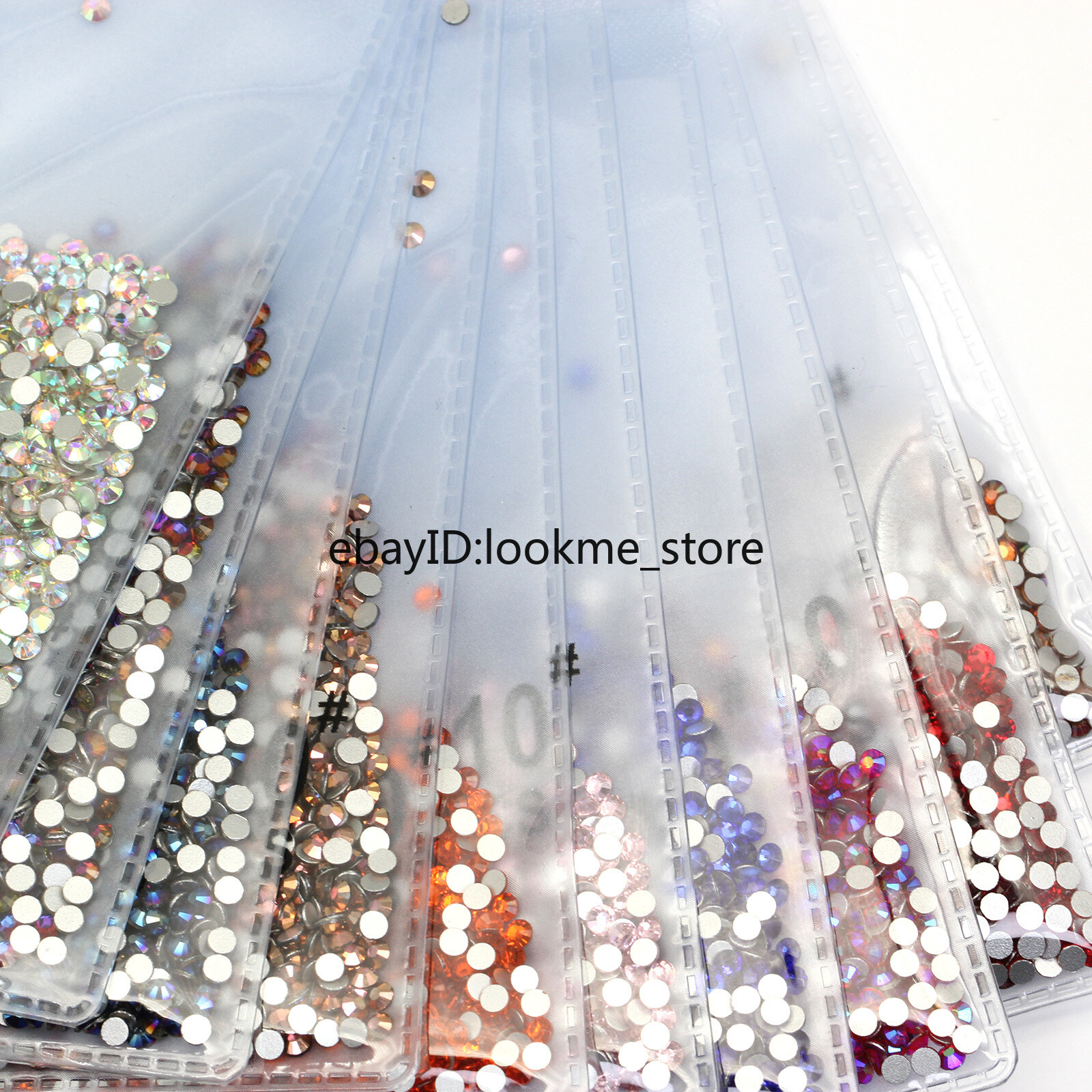 1440p 2.8mm (ss10) Crystal Glass Rhinestones Flatback Gems Nail Art Crafts Decor