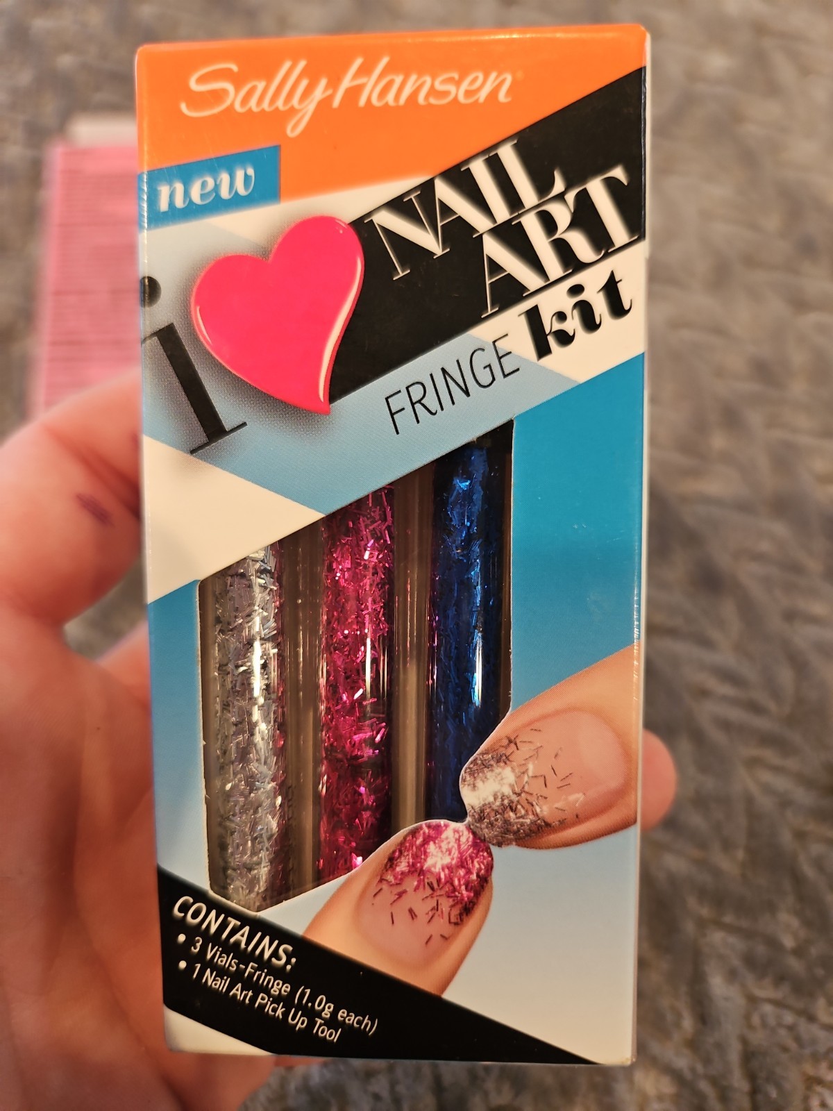 Sally Hansen Nail Art Confetti Kit & Fingers Flirt Nail Art Blue Pen
