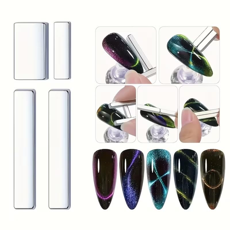 13PCS Cat Eye Magnet Set, Heart Magnet for Cat Eye Gel Polish, 3d French 13Pcs