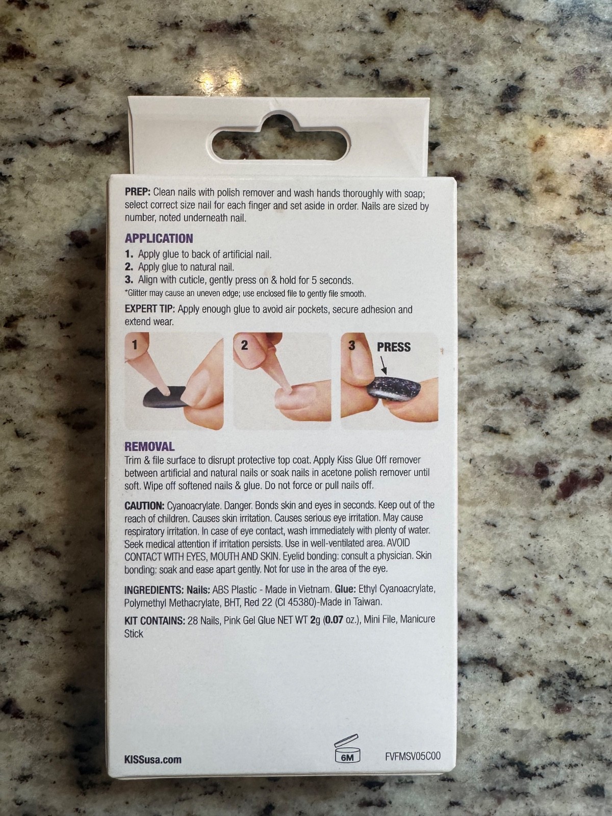 BRAND NEW Kiss Glue-On Nail Sets (3)