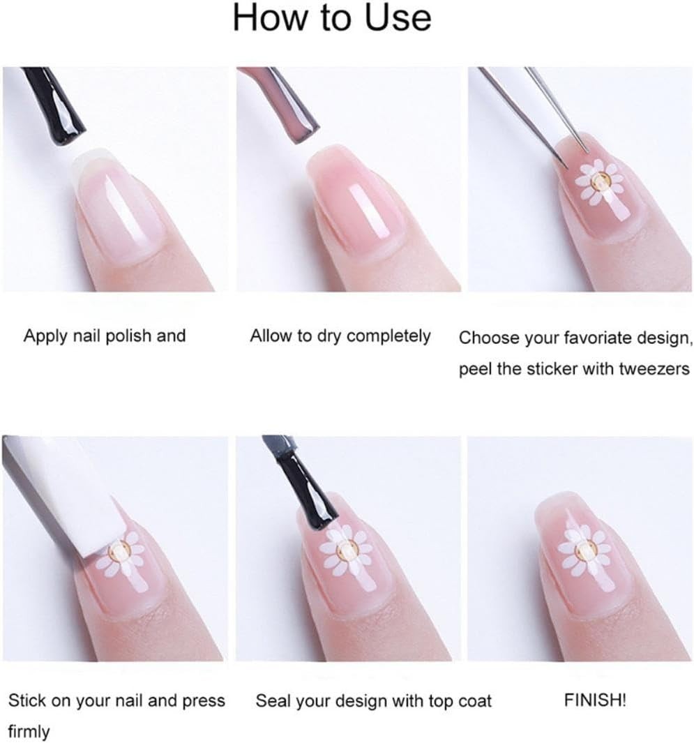 Fall Leaf Nail Art Stickers Fox Deer Nail Decals for Nails Art Autumn Leaf wi…
