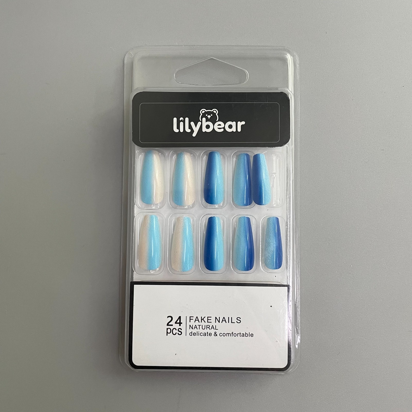 lilybear False Nails, Delicate and Comfortable Full Cover Acrylic False Nails