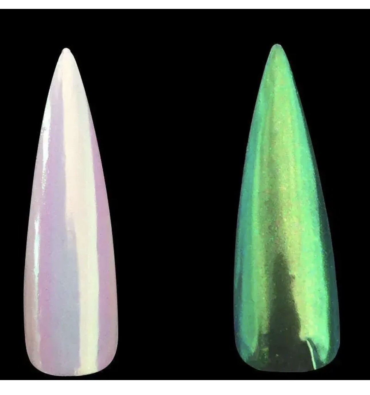 AURORA CHROME POWDER Nail GLITTER AB Unicorn MERMAID MIRROR Effect RAINBOW Opal