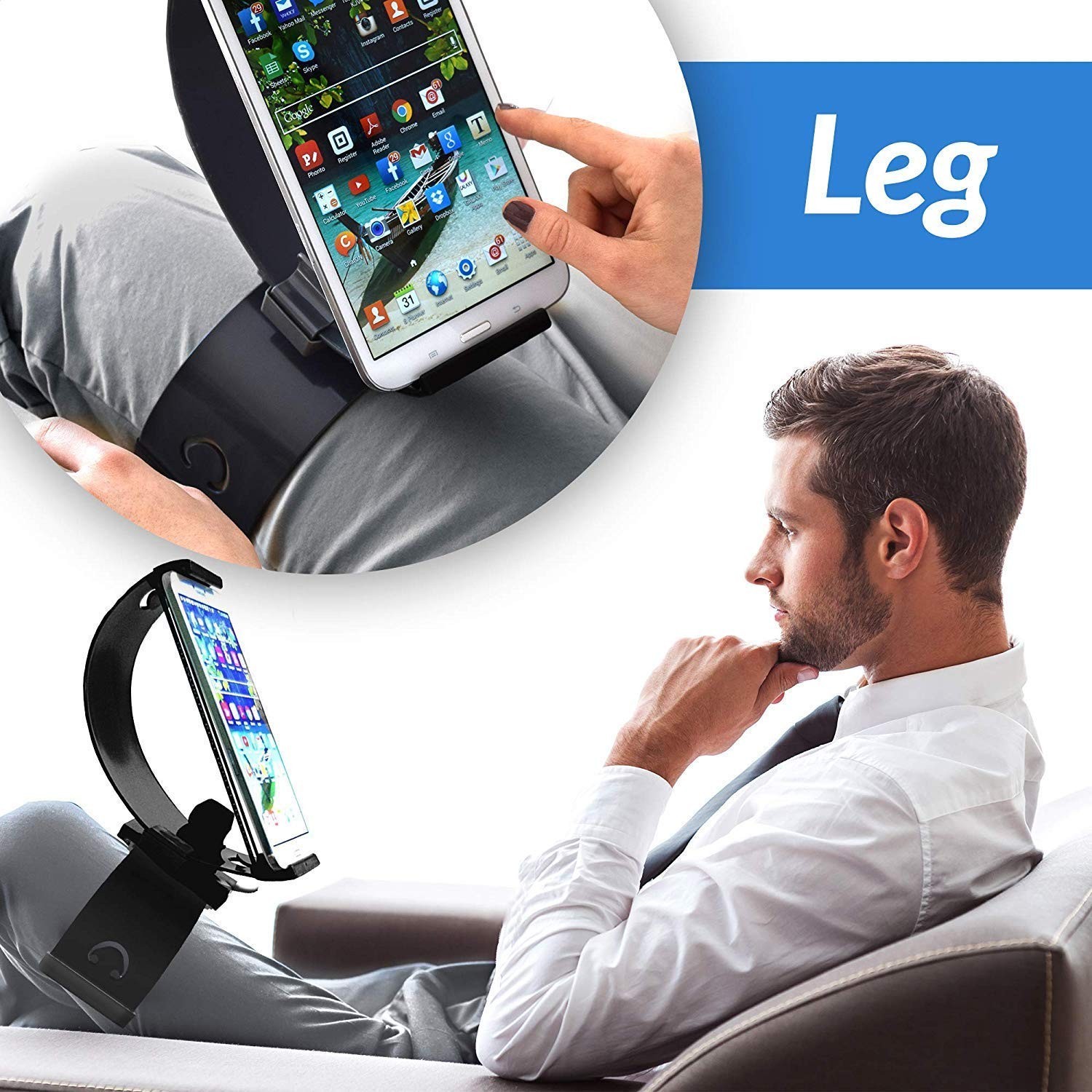 Pro – Universal Tablet and Cell Phone Holder and Stand for The Couch, Bed, Ca…