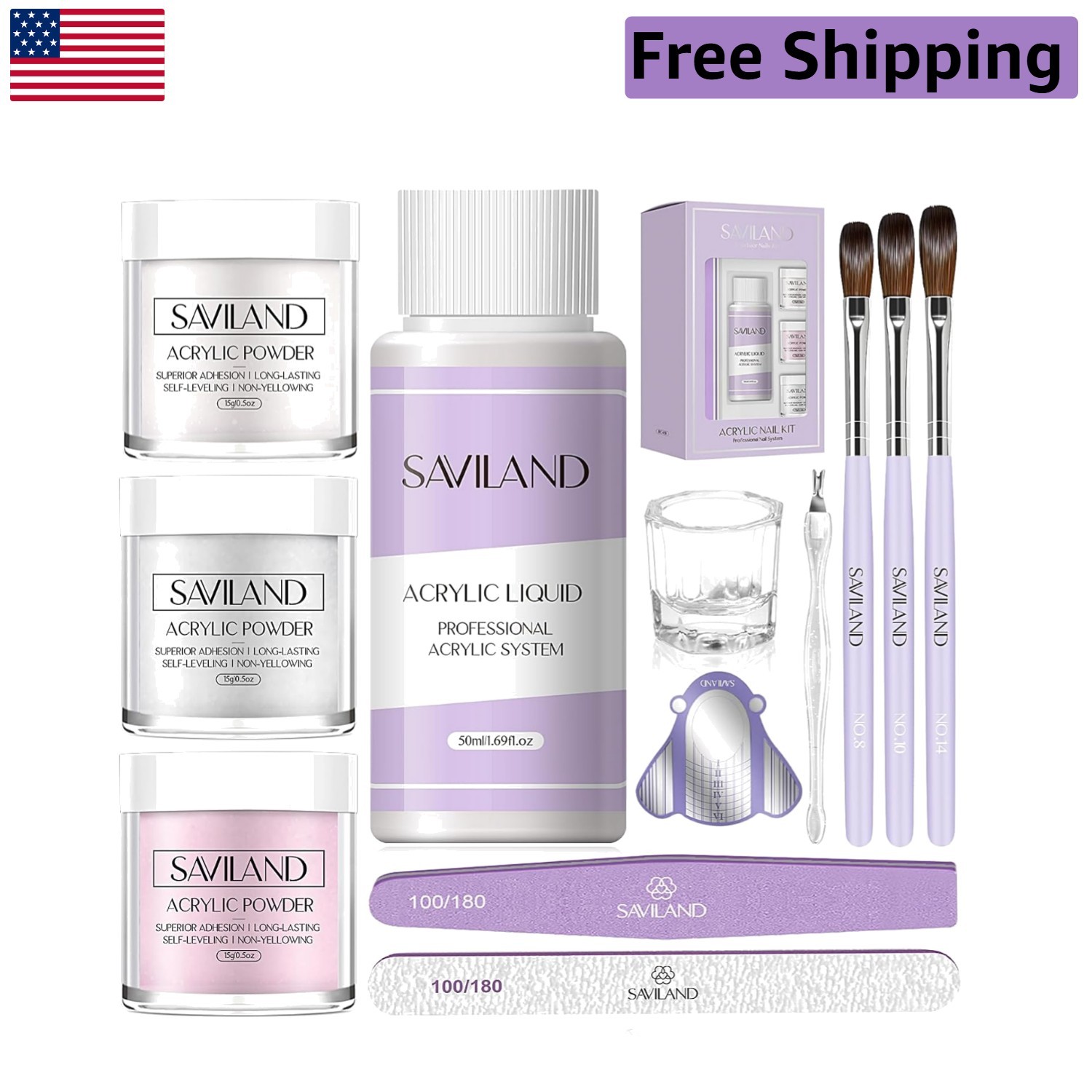 Acrylic Nail Kit Starter Set: Acrylic Nail Kit for Beginners with Everything …