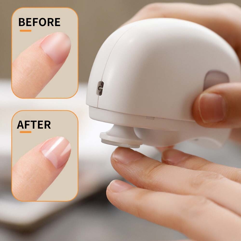 Electric Nail Clipper 2 in 1 Automatic Nail Trimmer Nail Polisher for Adults Kid