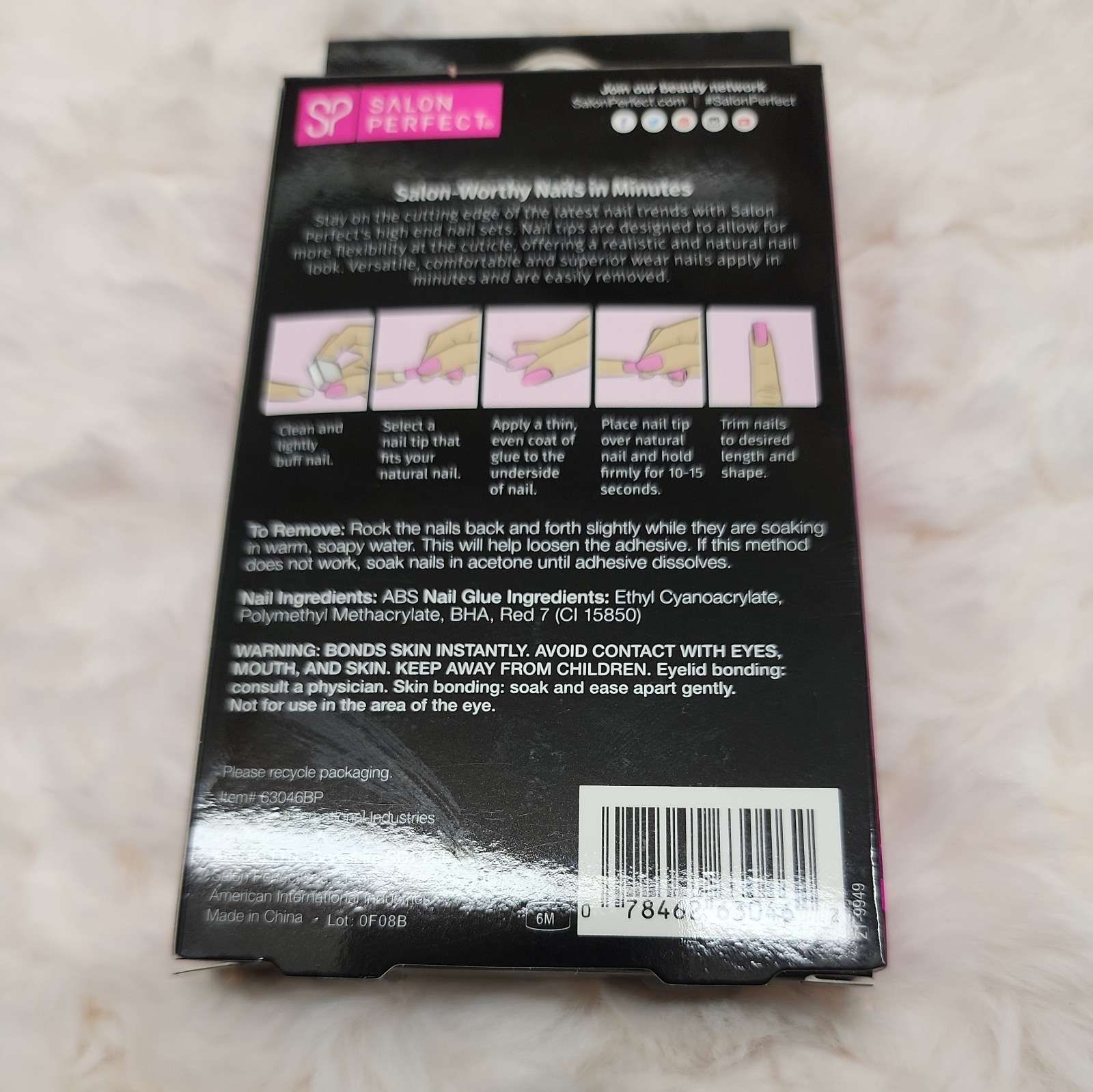 Salon Perfect Artificial Nails Luxe Nail Set 1 Pack 24