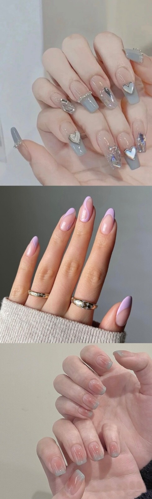 Brand New Press-on Nails with French Style, Natural Color for Casual Wear
