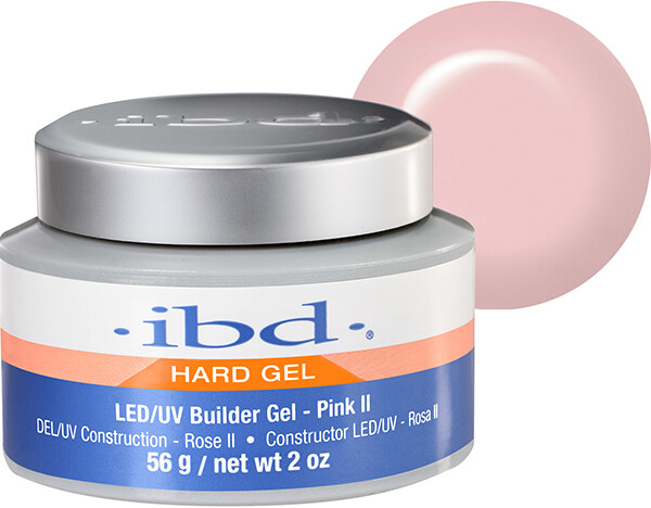 ibd LED/UV Builder Gel Pink II (cool pink) – 56 g / 2oz # 72176 (AUTHENTIC) *