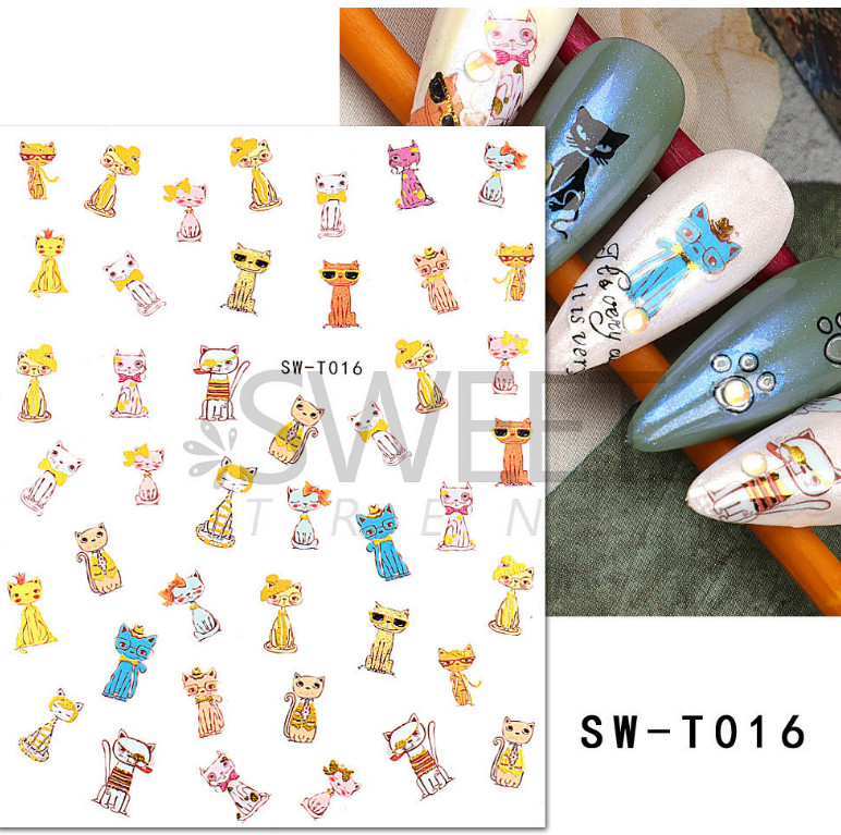 Nail Art Decals Stickers Thanksgiving Christmas Autumn Snowflake Lace Leaf NS42