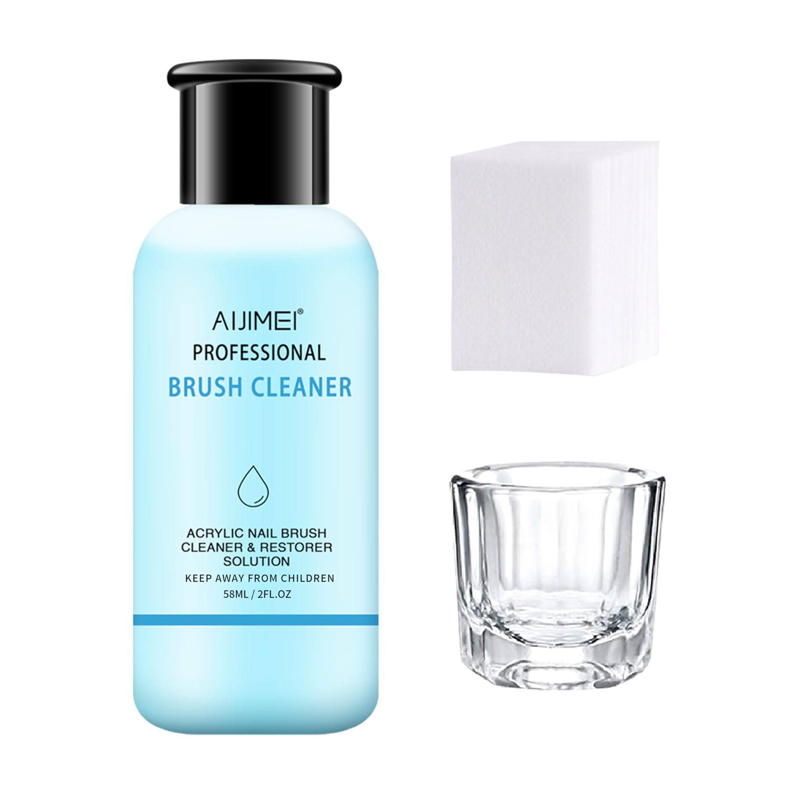 Nail Brush Cleaner Gel Set Fast Cleaning Nail Brush Cleaner Easy To Use For S…